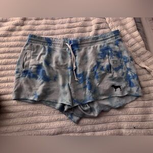 Blue Tie-Dye VS PINK Women's Shorts